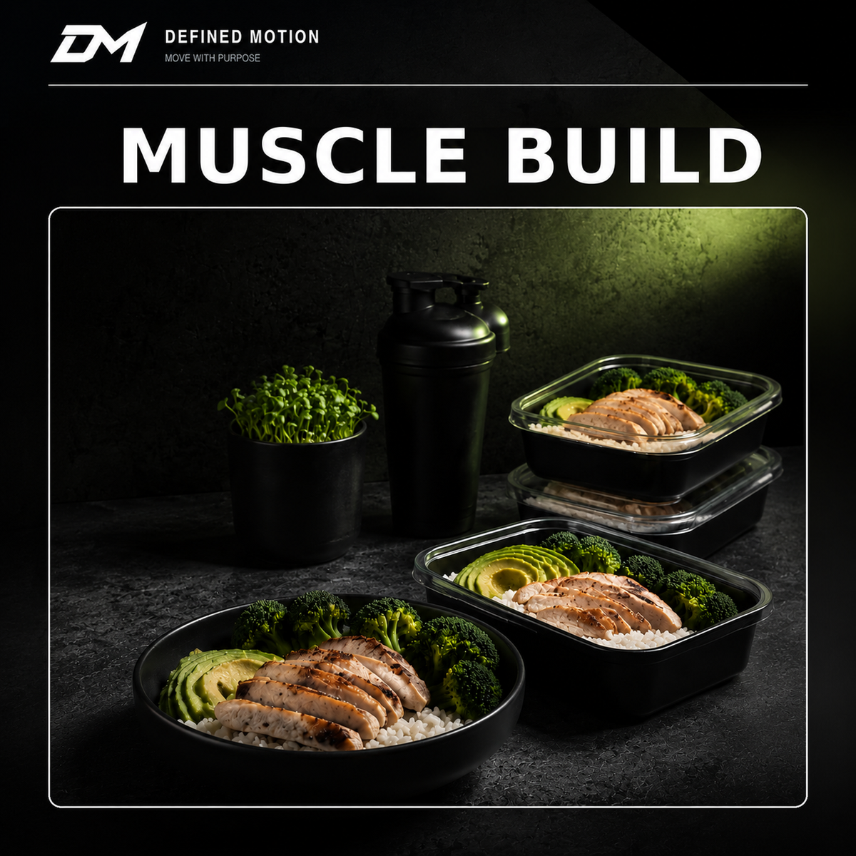 DEFINED MOTION – Muscle Build Nutrition Guide English Edition